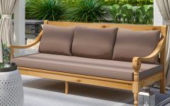 2024 Best of Roush Teak Patio Daybeds with Cushions