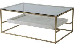 20 Best Collection of Silver Leaf Rectangle Cocktail Tables