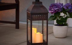  Best 20+ of Outdoor Lanterns with Led Candles