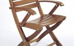 The 15 Best Collection of Teak Outdoor Folding Armchairs