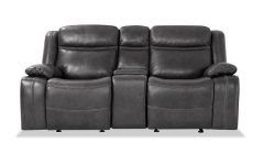 20 Collection of Trailblazer Gray Leather Power Reclining Sofas