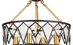 The 20 Best Collection of Golden Bronze and Ice Glass Pendant Lights
