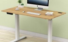 White Adjustable Laptop Desks