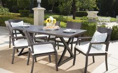 15 Ideas of Brown Wicker Rectangular Patio Dining Sets