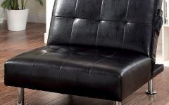  Best 20+ of Perz Tufted Faux Leather Convertible Chairs