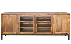 Reclaimed Pine & Iron 72 Inch Sideboards