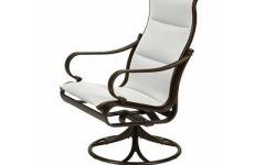 Padded Sling High Back Swivel Chairs