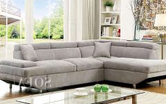20 Photos Setoril Modern Sectional Sofa Swith Chaise Woven Linen