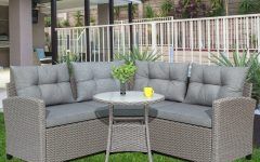 15 Best Collection of 4-piece Outdoor Sectional Patio Sets