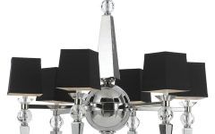Black Chandeliers with Shades