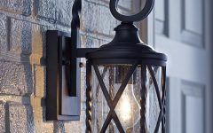Top 20 of Meunier Glass Outdoor Wall Lanterns