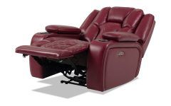 Top 20 of Panther Fire Leather Dual Power Reclining Sofas