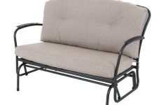 Cushioned Glider Benches with Cushions