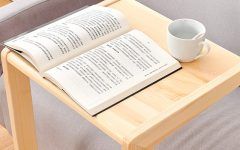 Espresso Wood Adjustable Reading Tables