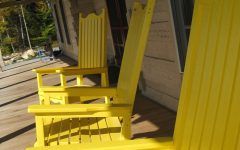 Yellow Outdoor Rocking Chairs
